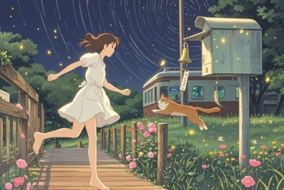 10分钟生成宫崎骏风治愈动画！零门槛AI工具+保姆级教程，单日变现1000+