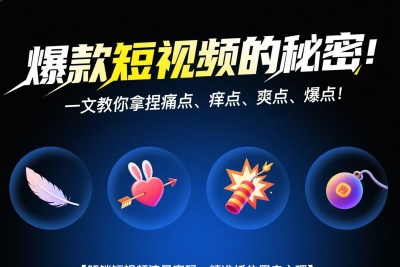 爆款短视频的秘密：一文教你拿捏痛点、痒点、爽点、爆点！