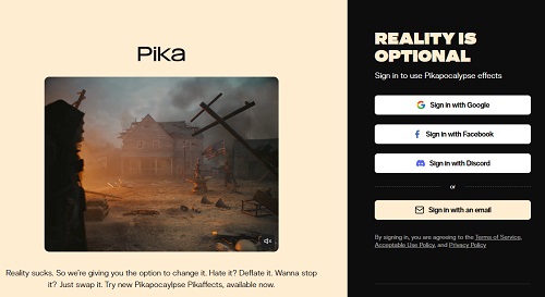 pika图生视频ai工具，pika AI官网视频生成