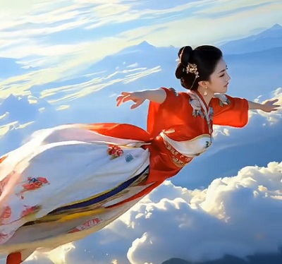 AI仙女飞天视频保姆级教程，小白3分钟就能学会