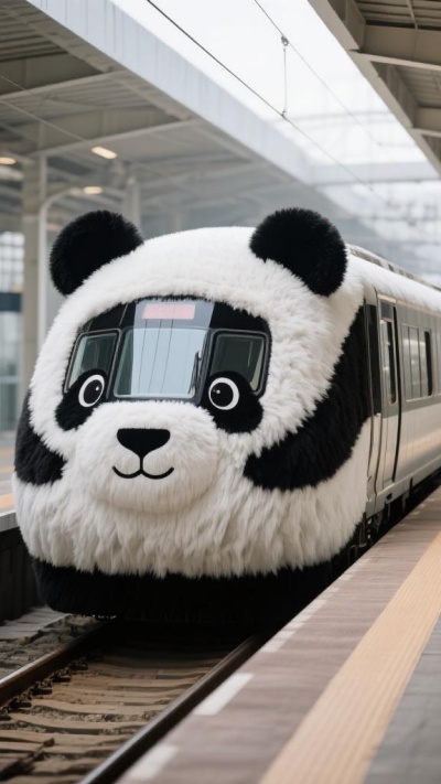 萌翻了！AI一键生成毛绒小火车，轻松收获百万播放量