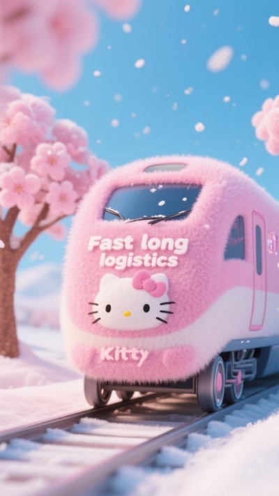 萌翻了！AI一键生成毛绒小火车，轻松收获百万播放量