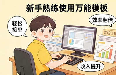 AI赚钱新手必学：3个万能提示词模板，搞定80%服务场景