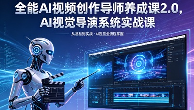 全能AI视频创作导师养成课2.0，AI视觉导演系统实战课
