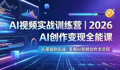 AI视频实战训练营｜2026 AI创作变现全能课