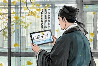 DeepSeek+即梦批量制作：古代书生+吐槽文案=老板看不懂的爆款梗图