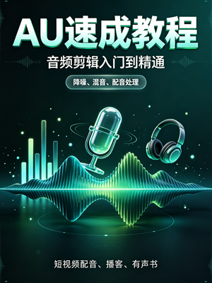 AU速成教程：Adobe Audition音频剪辑入门到精通