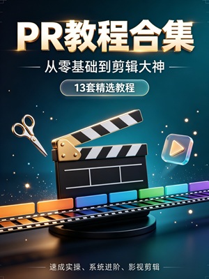PR教程合集：Premiere Pro从零基础到剪辑大神（13套）